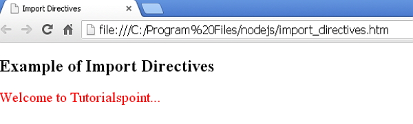 less import directive