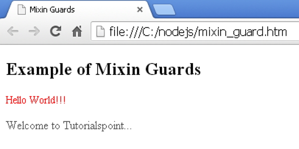 less mixin guard